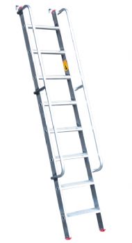 Düz Basamaklı Korkuluklu Tek Parça Merdiven