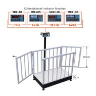 300 Kg 70x110 Cm Canlı Hayvan Baskülü